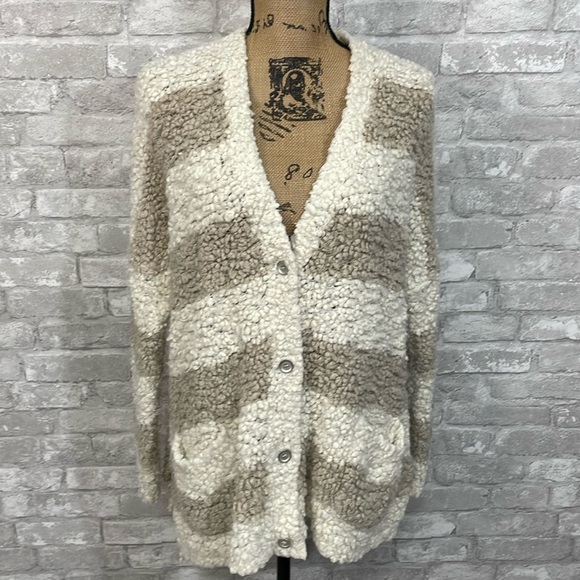 Free People Marshmallow Sweater Cardigan - Picture 1 of 8